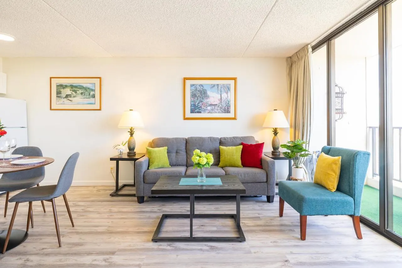 Appartement Waikiki Banyan Bliss, Ocean View & Walk To Beach Honolulu