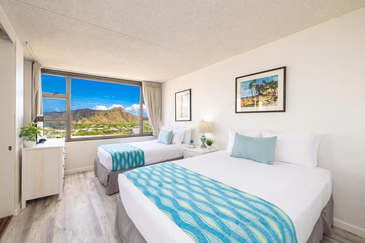 Apartment Waikiki Banyan Bliss, Ocean View & Walk To Beach Honolulu